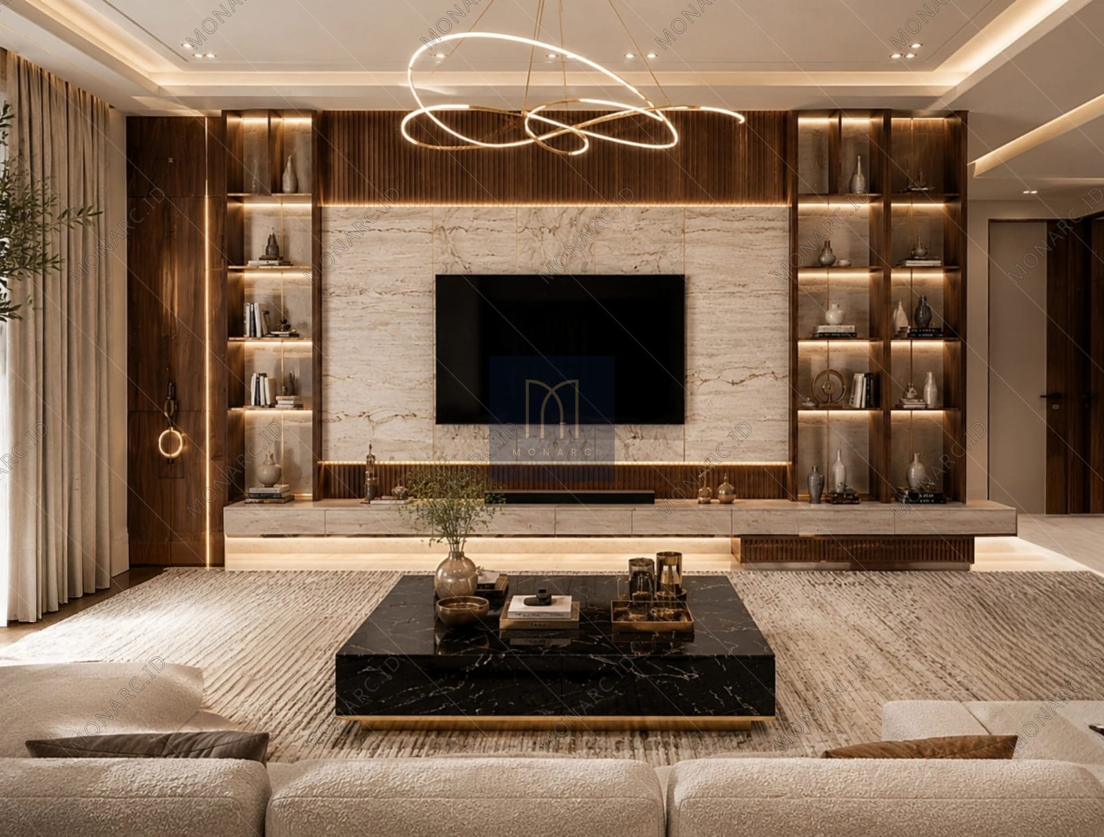 interior residence Sentul City, Bogor, Jawa Barat - Mrs. R Residence - MONARC