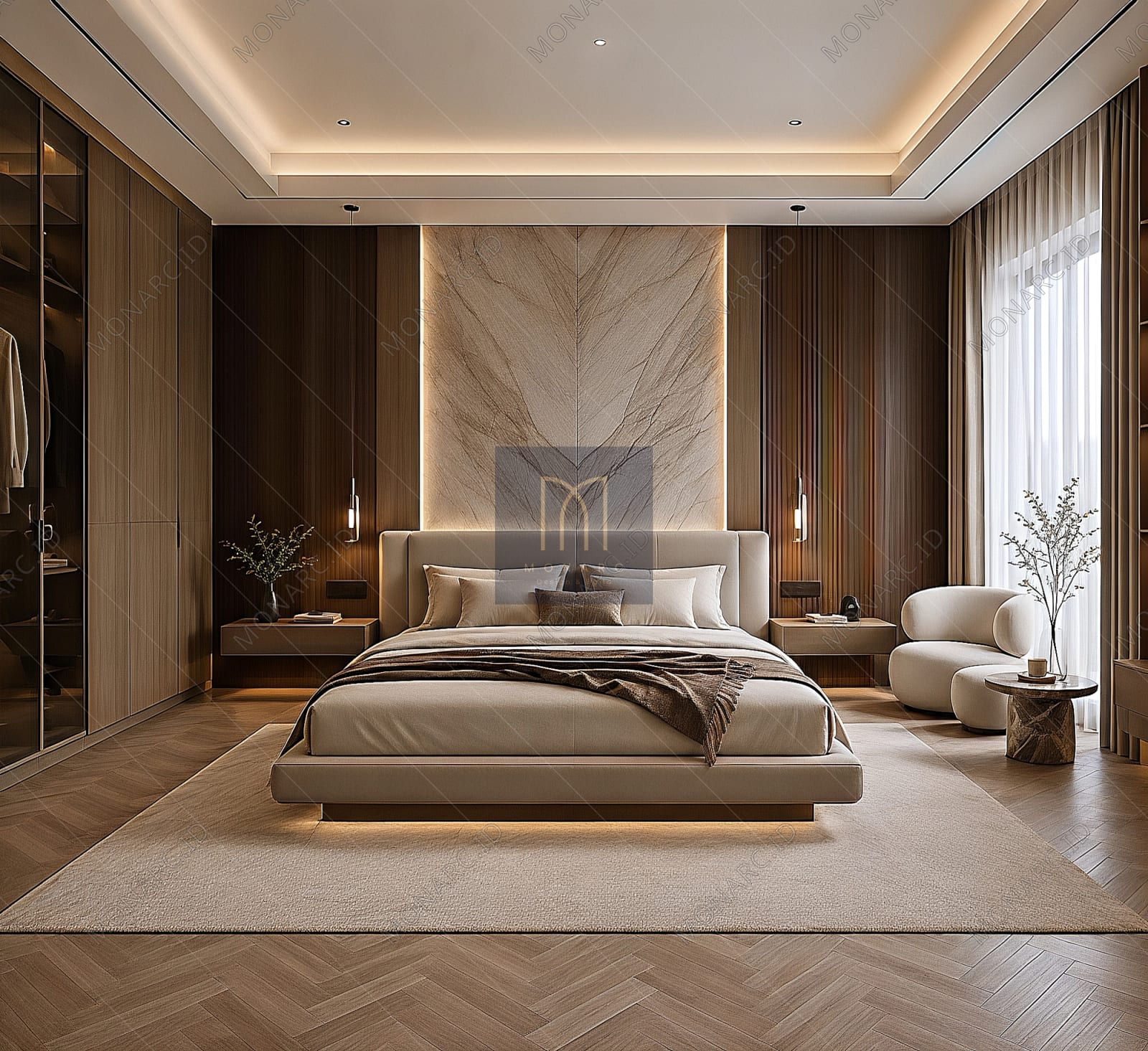 interior residence Sentul City, Bogor, Jawa Barat - Mrs. R Residence - MONARC
