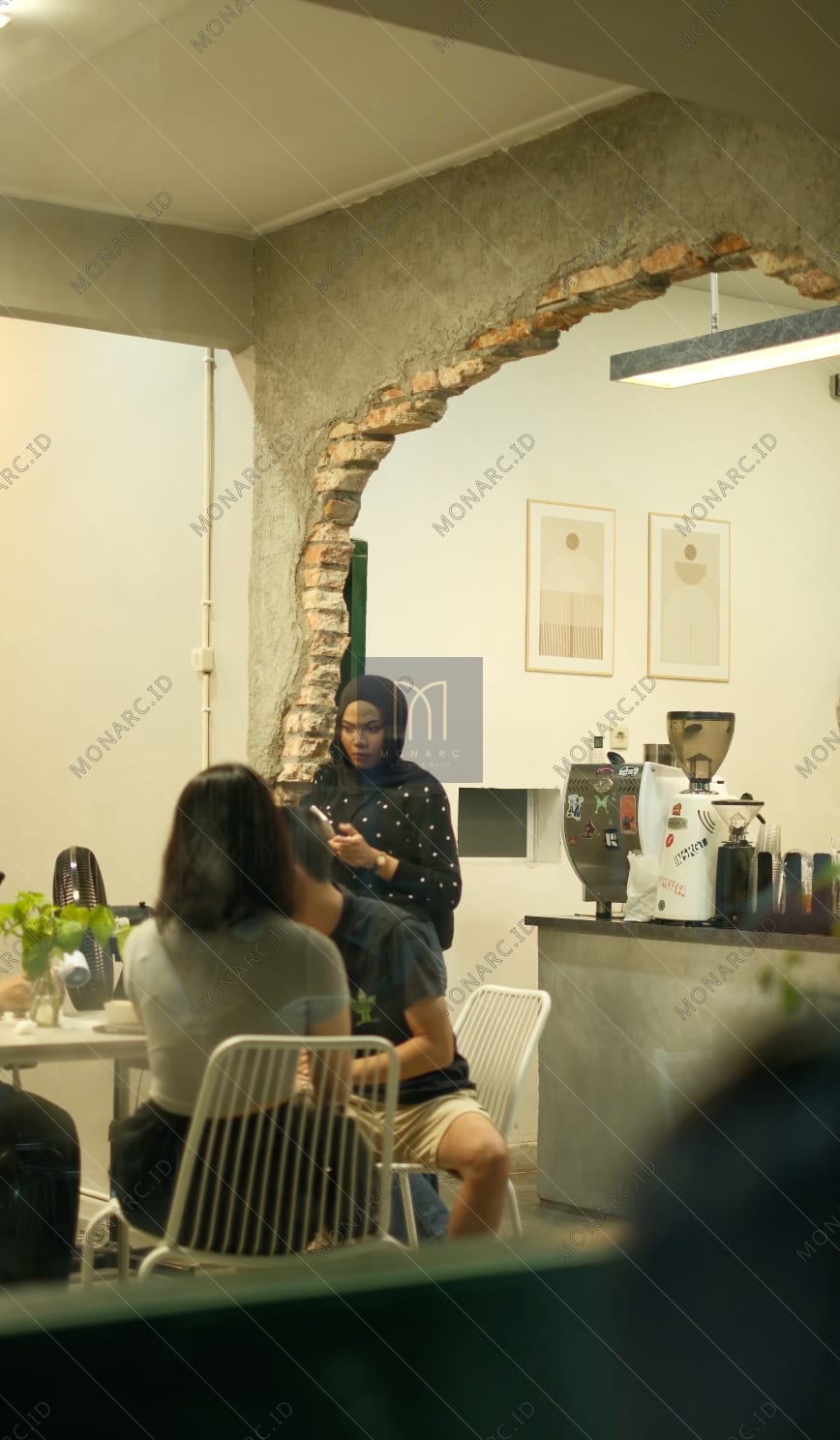 interior cafe Bangka Regency - Melawai Space - MONARC